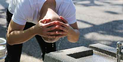 汗を掻いても平気